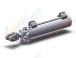 SMC CKG1A50-200YAZ-P3DWASC clamp cylinder, CLAMP CYLINDER CK1, CKP1, CKG1
