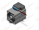 SMC CVQB40-30-A93VLS-5MS compact cylinder with solenoid valve, COMPACT CYLINDER W/VALVE