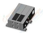 SMC VV5FS2-01T-021-01N mfld, vfs2000 w/terminal block, 4/5 PORT SOLENOID VALVE