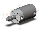 SMC CDG1BN63TN-25Z cg1, air cylinder, ROUND BODY CYLINDER