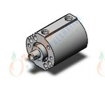 SMC NCQ8A056-075-XC4 compact cylinder, ncq8, COMPACT CYLINDER