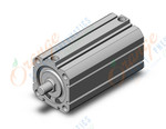 SMC NCDQ8BZ200-400M compact cylinder, ncq8, COMPACT CYLINDER