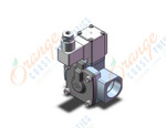 SMC VXD260PGB pilot op 2 port solenoid valve (n.c.), 2 PORT VALVE