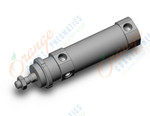 SMC C75F40-50 cyl, european, ISO ROUND BODY CYLINDER, C75, C76