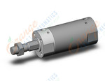 SMC CDG1KZA40-25Z cg1, air cylinder, ROUND BODY CYLINDER