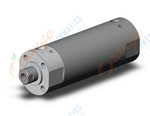 SMC CDG1ZA40-50FZ cg1, air cylinder, ROUND BODY CYLINDER