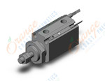 SMC CDJP2B16-10D-M9NM pin cylinder, double acting, sgl rod, ROUND BODY CYLINDER