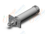 SMC CDM2FZ32TN-75Z cylinder, air, ROUND BODY CYLINDER