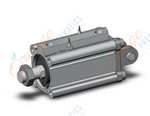 SMC CDQ2D40-45DCMZ-A93VL compact cylinder, cq2-z, COMPACT CYLINDER