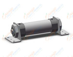 SMC CM2L40-25SFZ cylinder, air, ROUND BODY CYLINDER