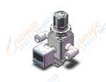 SMC IRV10-LC08LZP vacuum regulator, REGULATOR, VACUUM