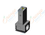 SMC IS10E-20N03-6LPR-A pressure switch w/piping adapter, PRESSURE SWITCH, IS ISG