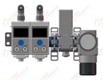 SMC ISA3-GCP-2LB-R1 digital gap checker, AIR CATCH SENSOR, ISA ISA2 ISA3