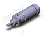 SMC NCMB200-0200-X6009C ncm, air cylinder, ROUND BODY CYLINDER