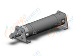 SMC CDG1LA40TN-125Z-M9P cg1, air cylinder, ROUND BODY CYLINDER
