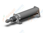 SMC CDG1LN50-125JZ cg1, air cylinder, ROUND BODY CYLINDER