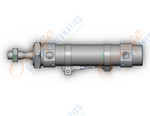 SMC CDM2B25-50AZ-M9BWL-XC22 cylinder, air, ROUND BODY CYLINDER