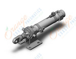 SMC CDM2U25TN-75Z-NV-M9N cylinder, air, ROUND BODY CYLINDER