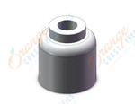 SMC LQ1-5CP19 fitting, tubing cap, fluoropolymer, FLUOROPOLYMER FITTING, LQ1, LQ2, LQ3