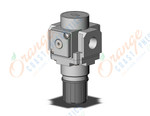 SMC AR25-N02-1NRZ-B regulator, REGULATOR, MODULAR F.R.L.