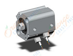 SMC CDQ2B25-10DZ-M9BVSBPC compact cylinder, cq2-z, COMPACT CYLINDER