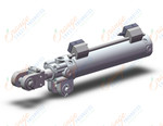 SMC CKG1A40-150YAZ-P3DWASC clamp cylinder, CLAMP CYLINDER