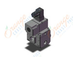 SMC VP3145-041DSA valve, sol, 3 PORT AIR-PILOTED VALVE