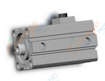 SMC CDBQ2B40-15DC-HN cyl, compact, locking, sw capable, COMPACT CYLINDER