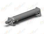 SMC CDG1LA40-200Z-M9PAVL-XC6 cg1, air cylinder, ROUND BODY CYLINDER