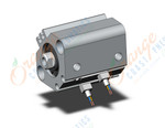 SMC CDQ2B20-10DZ-L-A93VZ compact cylinder, cq2-z, COMPACT CYLINDER