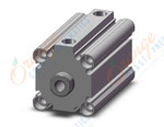 SMC CDQ2YB32-35DCZ cylinder, smooth, dbl acting, COMPACT CYLINDER