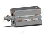 SMC CDQSB16-25DCM-M9PSDPC cylinder, compact, COMPACT CYLINDER