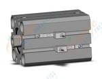 SMC CDQSB20-25D-M9BAVL cylinder, compact, COMPACT CYLINDER