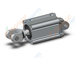 SMC CQ2D40-50DMZ-W compact cylinder, cq2-z, COMPACT CYLINDER