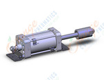 SMC NCDA1L400-0500A-M9PWZ-XC8 cylinder, nca1, tie rod, TIE ROD CYLINDER
