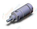 SMC NCMB200-0100-X6009 ncm, air cylinder, ROUND BODY CYLINDER