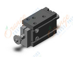 SMC ZCUKQ20-10D cyl, free mount for vacuum, COMPACT CYLINDER W/VACUUM