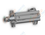 SMC CDBQ2L32-50DCM-HN-M9BW cyl, compact, locking, sw capable, COMPACT CYLINDER