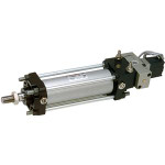 SMC CV3TN63-300-3-XC22 air cylinder w/ valve, TIE ROD CYLINDER W/VALVE