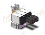 SMC VP744-5DZ1-04N-X555 valve, sol, 3 PORT SOLENOID VALVE