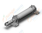 SMC CM2L32TN-75Z-W cylinder, air, ROUND BODY CYLINDER