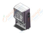 SMC IZF21-P-BY fan type ionizer (1.8 cubic meters/min), IONIZER, FAN TYPE