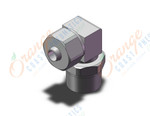 SMC KFG2V1163-N03S fitting, swivel elbow, INSERT FITTING, STAINLESS STEEL