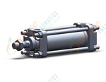 SMC CA2B40TN-75NZ air cylinder, tie rod, TIE ROD CYLINDER