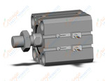 SMC CDQSB25-10DCM-M9BWVL cylinder, compact, COMPACT CYLINDER