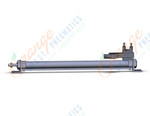 SMC CDVM5L20-300-12D cylinder, valve mounted, dbl acting, ROUND BODY CYLINDER W/VALVE