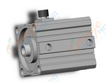 SMC CBQ2B100-25DC-RL cyl, compact, locking, COMPACT CYLINDER