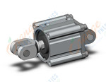 SMC CDQ2D100TN-50DMZ-W compact cylinder, cq2-z, COMPACT CYLINDER