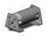 SMC CG1LN40-25FZ cg1, air cylinder, ROUND BODY CYLINDER