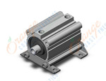 SMC CQ2LS80-75DCZ compact cylinder, cq2-z, COMPACT CYLINDER